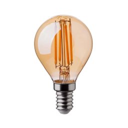 Lâmpada LED FILAMENT AMBER P45 E14/4W/230V 2200K