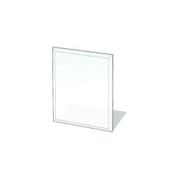 Vidro sob a lareira 1200x1000x8 mm retângulo