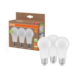 Pack de 3 lâmpadas LED em plástico reciclado A100 E27/14W/230V 2700K - Osram