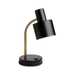 Halo Design 746927 - Candeeiro de mesa VOGUE 1xE27/40W/230V preto/latão