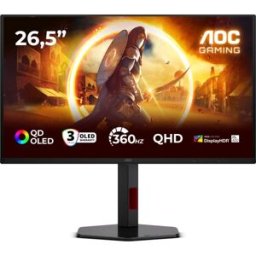 Monitor AOC G4 Q27G4SDR 26.5" Quad HD 360Hz QD-OLED HDR400 0,03ms