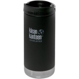 Klean Kanteen Insulated Thermos TKWide 335 ml (Café Cap) - shale black, garrafa térmica