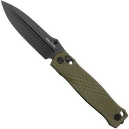 Real Steel Knives Real Steel Muninn 7752GB Black and Green G10, Black VG-10, navalha