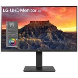 Monitor Profesional LG 27BQ65UB-B 27"/ 4K/ Multimedia/ Regulable en altura/ Negro