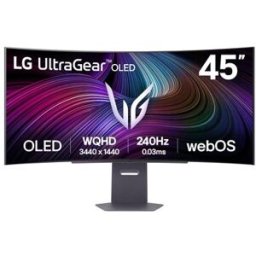 Monitor Curvo Gaming LG UltraGear 45" 45GX90SA OLED WQHD 24