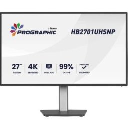 Iiyama ProGraphic HB2701UHSNP-B1 - Monitor LED - 27" - 3840 x 2160 4K @ 60 Hz - IPS Black 2.0 - 450 cd/m² - 3000:1 - 4 ms - HDMI, DisplayPort, USB-C - altifalantes - preto, mate