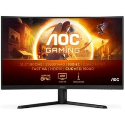 Monitor Curvo AOC Gaming 32" CQ32G4VE Fast VA QHD 180Hz 0.5