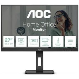 AOC MONITOR IPS 27" QHD 4MS 75HZ HDMI DP USB-C COLUNAS HAS Q27P3CV
