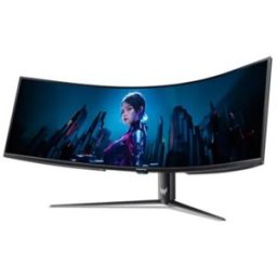 Acer Predator Z57 bmiiphuzx - Z Series - monitor LED - gaming - curvo - 57" (57.1" visível) - 7680 x 2160 Dual UHD @ 120 Hz - VA - 1000 cd/m² - 3000:1 - DisplayHDR 1000 - 1 ms - 2xHDMI, DisplayPort, USB-C - altifalantes - preto