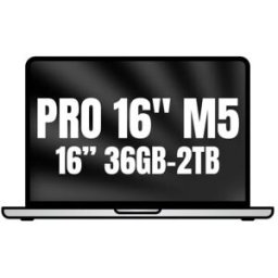 Apple Macbook Pro 16"/ M5 Max 18-Core CPU/ 36GB/ 2TB SSD/ 32-Core GPU/ Plata