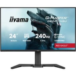 MONITOR IIYAMA 24 PULGADAS RESOLUCION FULL HD (1920X1080), PANEL FAST IPS, 0,8 MS (MPRT), 240 HZ, BRILLO 250, CONTRASTE 1100:1, HDMI, DISPLAYPORT, USB HUB, ALTAVOCES, FLICKER-FREE, LOW BLUE LIGHT, FREE SYNC PREMIUM - 1403580