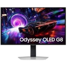 Monitor Gaming Samsung Odyssey OLED G8 G81SF S27FG810SU 27"/ 4K/ 0.03ms/ 240Hz/ QD-OLED/ Regulable en altura/ Plata