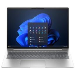 HP Inc. HP ProBook 4 G1a Notebook AI - AI PC - design de dobradiças de 177 graus - AMD Ryzen 7 - 250 / até 5.1 GHz - Win 11 Pro - Radeon 780M - 16 GB RAM - 512 GB SSD NVMe - 16" IPS 1920 x 1200 - Gigabit Ethernet - Wi-Fi 7, Bluetooth - prateado lúcio - kb