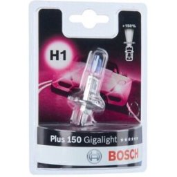 Lâmpada de halogéneo BOSCH H1 Plus 150 Gigalight BL 12V 55W