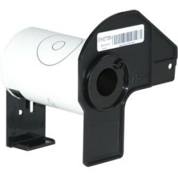Etiquetas Pré-Cortadas p/ CD/DVD de Papel Termico Compatível Brother DK-11207