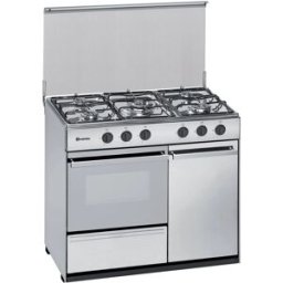 Fogão a Gás Butano/Propano 5 Bocas N 921 X VS c/ Forno 55L (Inox) - MEIRELES