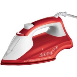 Ferro de Engomar a Vapor Light & Easy Brights Apple (Vermelho/Branco) - RUSSELL HOBBS