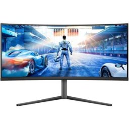 Monitor 34" Evnia 34M2C6500/00 Wide Quad HD QD-OLED (Cinzento) - PHILIPS