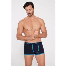 Tezenis Boxers de algodão com orlas contrastantes Homem Preto Tamaño S