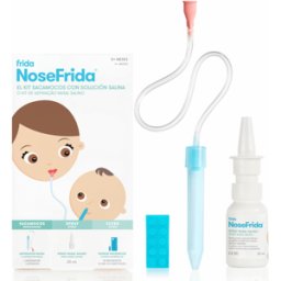 Frida Baby NoseFrida Kit Aspirador Nasal Salino 0M+ 1 un