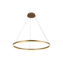 BRILAGI - Lustre LED dimerizável suspenso por cabo CIRCLE LED/55W/230V 3000-6500K dourado + comando à distância