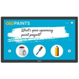 Philips 3000 series 24BDL3751T/00 pantalla de señalización Panel plano interactivo 60,5 cm (23.8") LCD Wifi 250 cd / m² Full HD Negro Pantalla táctil Procesador incorporado Android - 1393001