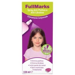 Fullmarks Spray Tratamento Anti-Piolhos e Anti-Lêndeas 150 ml