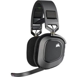 Auscultadores Headset HS80 RGB Wireless Carbon - CORSAIR