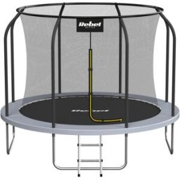 Trampolim Active Pro c/ Rede de Proteção e Escadas (Ø366cm) - REBEL