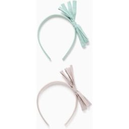 ZIPPY Pack de 2 bandoletes finas com laços para menina, verde/roxo-claro Misto ÚNICO