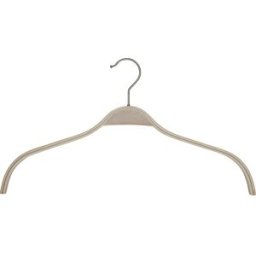 MAUL Cabide ergo , C 430 mm, madeira, embalagem de 6 unid., Cabide ergo, C 430 mm, madeira, embalagem de 6 unid. Cabide de design ergonómico. Para cada peça de vestuário exterior. Toque agradável. Gancho de metal giratório. Arrumação sem vincos. Verniz de