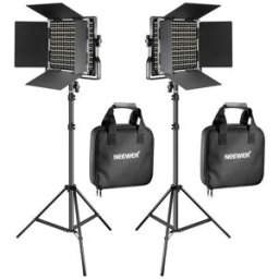 Kit 2x Lâmpadas Bi Colores LED 40W 3200-5600K + Mala de Transporte - NEEWER