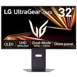 LG Monitor Gaming Curvo UltraGear 32GX850A-B OLED 31.5'' 165Hz/330HZ 4K UHD/FHD - Dual Mode