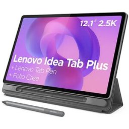 Lenovo Tablet Idea Tab Plus TB361FU - 12GB - 256GB - Wi-Fi - Luna Grey + Tab Pen + Capa Folio