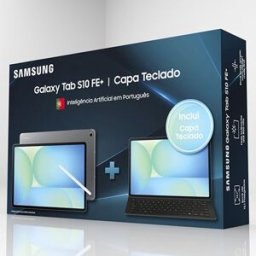 Samsung Pack Tablet Galaxy Tab S10 FE+ 13.1" - Wi-Fi - 256GB - Cinzento + Capa Teclado