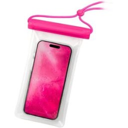 Puro Bolsa Impermeável Case and Me Bay Clear - Transparente / Rosa