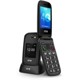 Telemóvel SPC Harmony 2 4G, ecrã 2.8" + teclas grandes, botão SOS, resistente, duplo SIM, HAC, 1600 mAh, preto