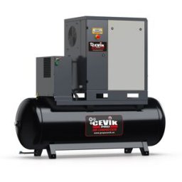 Compressor de parafuso 15 HP 500L com Secador Cevik PRO CA-CT15D-500