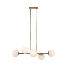 Rabalux 72249 - Candeeiro suspenso KIARA 6xE27/35W/230V dourado