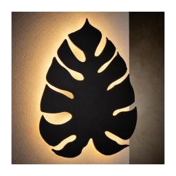 Aplique de parede MONSTERA 3xG9/8W/230V preto