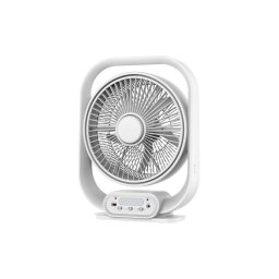 Candeeiro de mesa LED com ventoinha LED/2W/230V branco