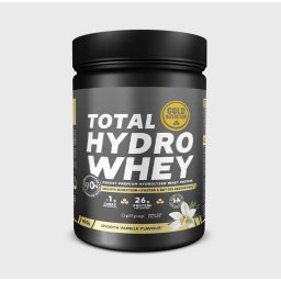 Total Hydro Whey Baunilha - Gold Nutrition - 900g - pó solúvel