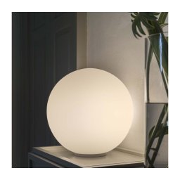 Ideal Lux - Candeeiro de mesa MAPA 1xE27/42W/230V Ø 40 cm branco