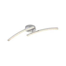 Globo 67169-12IP - Candelabro montado à superfície, de casa de banho LED JULES 2xLED/6W/230V IP44