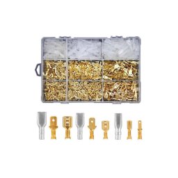 Conectores Faston, tomadas, casquilhos 2,8-4,8-6,3mm - conjunto 900pcs
