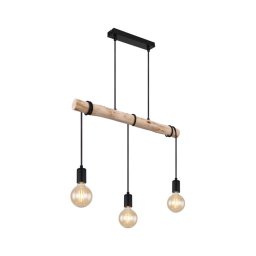 Globo 15539-3H - Candelabro suspenso GREGOR 3xE27/60W/230V