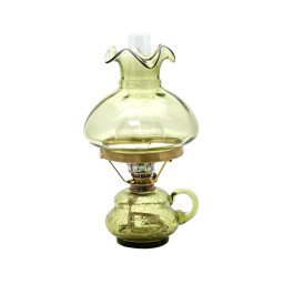 Lâmpada a petróleo ANNA 33 cm verde floresta