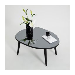 Mesa de centro GUSTO 38x75 cm preto