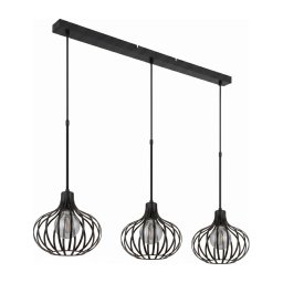 Globo 333703116X - Candeeiro suspenso MATEO 3xE27/40W/230V