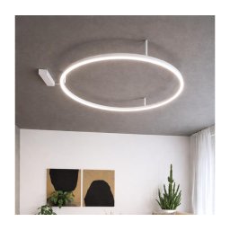 Ideal Lux - Luminária de teto LED ORACLE SLIM LED/29W/230V 4000K Ø 50 cm branca